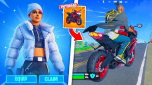 KOSTENLOSER PS PLUS SKIN + ich ZEIGE euch das MOTORRAD in Fortnite 💥