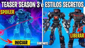 LIBERAR ESTILO SECRETO MECH e TEMA FUTURISTA NA NOVA TEMPORADA 3 DO FORTNITE?