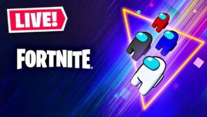 LIVE! SOLO vs SQUADS!! HUNTING for 30 BOMBS! (Fortnite x Among Us)