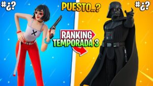 Las SKINS De LA *TEMPORADA 3* De PEOR A MEJOR | Ranking DE TODO EL PASE Fortnite!