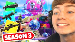 Meine ERSTE RUNDE in SEASON 3! .. in fortnite deutsch XD (ganz viele NEUE sachen!!!!!) 😱 😱 😱