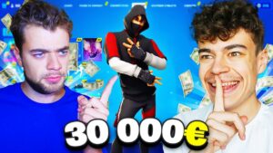 Mon FRERE découvre le PRIX de mon CASIER Fortnite ! (Il me frappe)