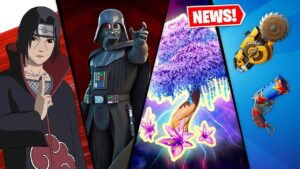 NARUTO, DARK VADOR, SABRE LASER, VILLE ALEATOIRE, NOUVELLE ARME ... UNE MAJ DE DINGUE SUR FORTNITE !