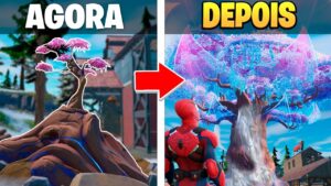 NOVO SEGREDO! NOVAS ARVORES GIGANTES DA REALIDADE !? TUDO QUE VOCÊ NÃO VIU! FORTNITE