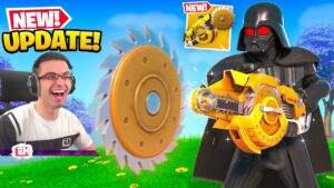 Nick Eh 30 reacts to Chainsaw Launcher in Fortnite!