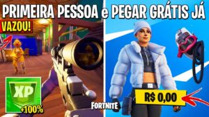 PEGUE GRÁTIS A NOVA SKIN PLAYSTATION PLUS (NOVO XP AUMENTADO e SPOILER FPS)