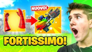 Provo il NUOVISSIMO GUANTO RAMPINO con il TEAM E... Fortnite ITA
