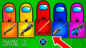 Reto RANDOM de AMONG US en Fortnite…