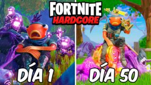 Sobreviví 50 Días en un Apocalipsis Zombie! (Fortnite Hardcore)