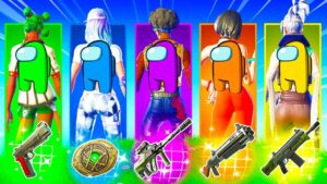 The RANDOM *AMONG US* Challenge in Fortnite!