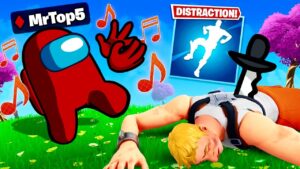 Trolling With AMONG US in Fortnite Season 3