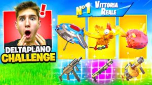 VITTORIA nella DELTAPLANO CHALLENGE più ASSURDA di SEMPRE!! Fortnite ITA