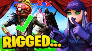We RIGGED a Fortnite Fashion Show!