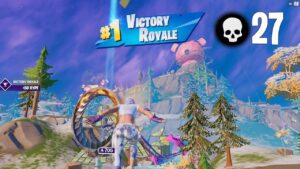 27 Elimination Solo Arena Win Gameplay (Keyboard & Mouse) | Fortnite Season 3 Chapter 3