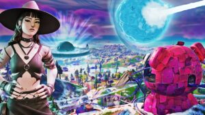 A QUEDA DA LUA DE GELO NO FORTNITE #teoria
