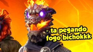 CACHORRO CABEÇA FLAMEJANTE !!! auau - Fortnite