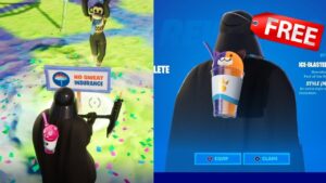 Carry the NO SWEAT Sign and place it at a sponsorship LOCATION (Fortnite SUMMER QUESTS FREE REWARDS)
