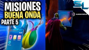 Como COMPLETAR TODAS las MISIONES DE BUENA ONDA PARTE 5 TEMPORADA 3 CAPITULO 3 FORTNITE