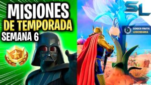 Como COMPLETAR TODAS las MISIONES DE LA SEMANA 6 TEMPORADA 3 CAPITULO 3 FORTNITE