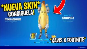 Como CONSEGUIR la NUEVA SKIN de *KAWSBANANIN* en FORTNITE 😱🎁 NUEVA SKIN (KAWS X FORTNITE)