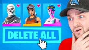 DELETE Fortnite skins!? (New Update)