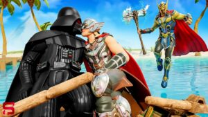 Darth Vader FALLS IN LOVE with Thor's GIRLFRIEND.... Fortnite