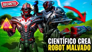 EL CIENTÍFICO CREA un ROBOT MALVADO en FORTNITE y PASA ESTO - Secretos