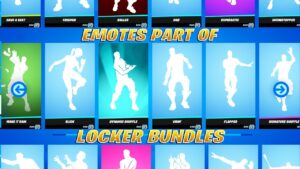 Emotes that are included in Locker Bundles! Item Shop Preview