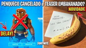 FORTNITE - DEMORA SKIN PANQUECO, UPDATE DE VERÃO e NOVO EMBANANADO? (BUG FALL GUYS)
