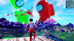 FORTNITE X AMONG US EVENT.