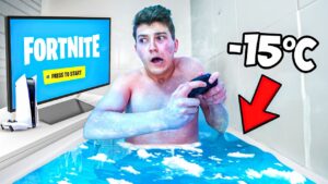 Faire TOP 1 dans un BAIN de GLACE CHALLENGE