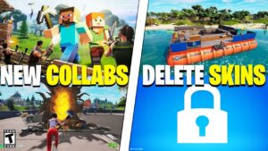 Fortnite Minecraft Collab Teased! (Stranger Things, DELETE Your Skins)