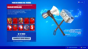 Fortnite Nuevas Skins de THOR AMOR y TRUENO en la Tienda 🔥😱