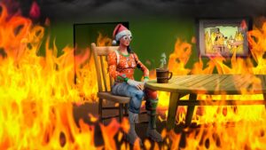 Fortnite pero cada kill mi pc explota más