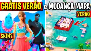 GANHE TRÊS RECOMPENSAS GRÁTIS e UPDATE DE VERÃO CONFIRMADO NO FORTNITE!