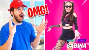 I Dressed Up as My Boyfriend’s NEW Favorite Fortnite Skin..