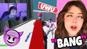IF I WIN, she lets me BANG! 🥵 (fortnite)
