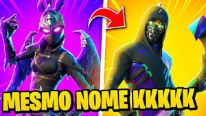 ITENS COM NOMES IGUAIS NO FORTNITE! #2