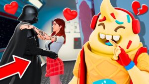 J'ESPIONNE MA COPINE avec DARK VADOR !! Il veut se MARIER !! (Fortnite Saison 3)