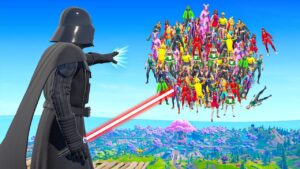 J'UTILISE DARK VADOR pour TRICHER dans ce CACHE CACHE Fortnite