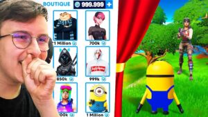 J'ai OUVERT une BOUTIQUE de SKINS RARES pour GAGNER en DÉFILÉ de MODE sur FORTNITE !