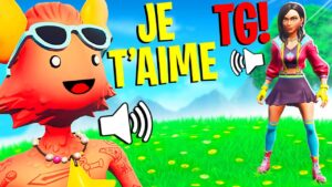J'imite la PELUCHE, Elle RAGE et M'INSULTE 🤬 ! Fortnite PRANK