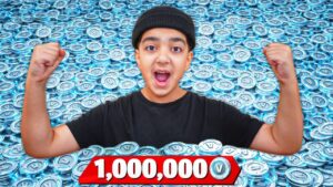 Kid Spends 1,000,000 VBucks In Fortnite