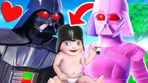 Le BÉBÉ de DARK VADOR et sa COPINE ! Fortnite Saison 3