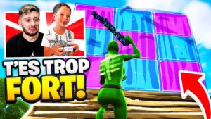 MON PETIT FRÈRE *6 ANS* me montre son NIVEAU sur Fortnite ! (je suis choqué)
