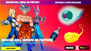 MUDOU TUDO! RECOMPENSAS GRATIS de EVENTO DE VERÃO e DRAGON BALL! ATUALIZAÇÃO 21.30 Fortnite