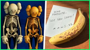 NEW Kaws x Fortnite Collab TOMORROW!