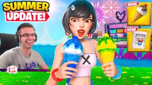 Nick Eh 30 reacts to Summer Update in Fortnite!