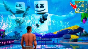 O NOVO EVENTO AO VIVO DE VERÃO COMEÇOU! MARSHMELLO NO EVENTO?? Fortnite Turnê da Fenda.