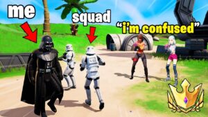 Pretending to be DARTH VADER... in ARENA (it worked)